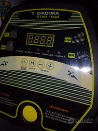 tapis roulant elettrico diadora star 1000
