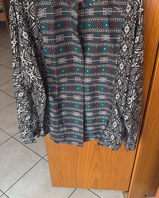 camicia multicolore camomilla