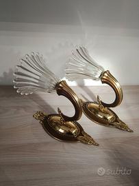 Coppia lampade Murano Barovier 