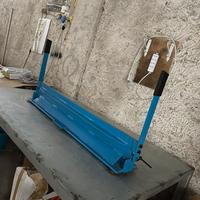 Pieghettatrice manuale da tavolo per lamiera