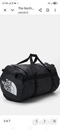 Borsone con spallacci the north face 70 litri