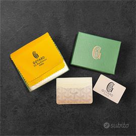 Portacarte Goyard bianco - Con scatola e dustbag