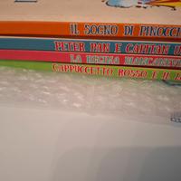 Lotto 4 libri bambini storie più famose rivisitate