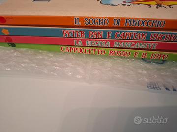 Lotto 4 libri bambini storie più famose rivisitate