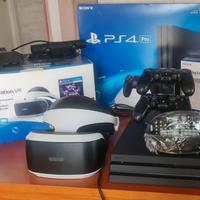 Playstation 4 PRO + VR + GIOCHI + ACCESSORI VARI