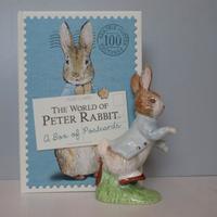 Statuetta Peter Rabbit Beatrix Potter Beswick Gold