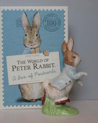 Statuetta Peter Rabbit Beatrix Potter Beswick Gold