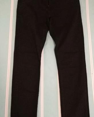 JEANS UOMO CONBIPEL NERO TAGLIA 48 NUOVI