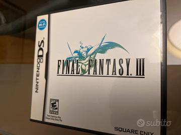 Final Fantasy III 3 Nintendo Ds NTSC US