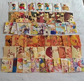 WALT DISNEY STORY lotto di 69 figurine anni 70 