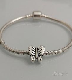 Charm farfalla farfallina pandora