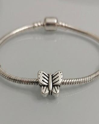 Charm farfalla farfallina pandora