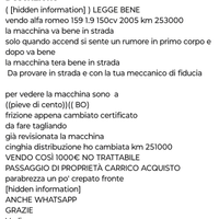 1000€ Alfa Romeo 159