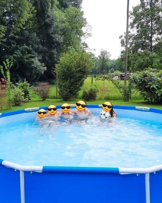 Piscina Bestway diametro 366 cm con pompa nuova