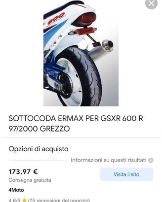sottocodone per Suzuki gsxr srad