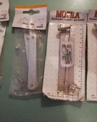Set Aste snodate Hettich con fermo di supporto 
