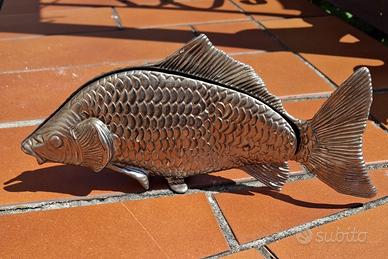 pesce fermacarte in ottone