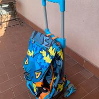 Zaino scuola Seven Sj Gang con trolley sganciabile
