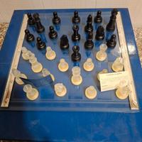 Scacchiera in cristallo 