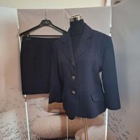 Tailleur giacca e gonna blu