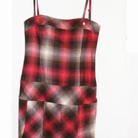 Minidress vestito fantasia tartan