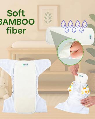 Kolo Set 6 Pannolini Lavabili con Inserti