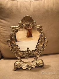 Specchio da tavolo antico basculante