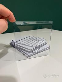 100 vetrini 12x12 cm in policarbonato da 2 mm