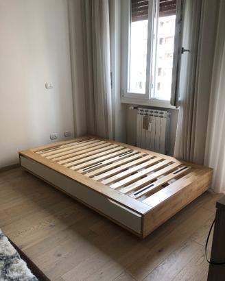 Letto1piazza+1/2 MANDAL &materasso Silver Fast MC