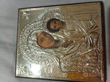 Icona religiosa ortodossa in argento