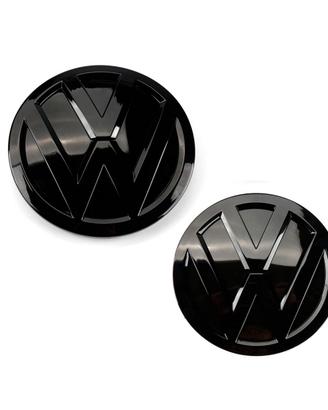 Coppia Stemma Logo Emblema VW Golf Polo
