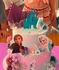 torta scenografica frozen