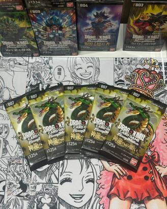 5x FB07 Booster Pack Sealed Dragon Ball FW