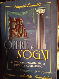 Opere e sogni Antologia italiana