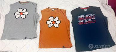 Lotto n. 5 T-shirt GURU (grigio-blu-rosso-arancio)