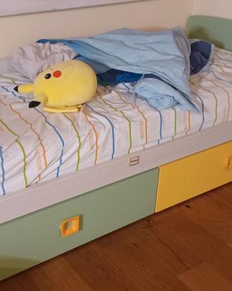 Letto per bambini con materasso