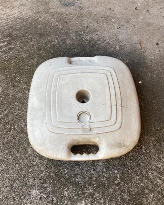 Porta ombrello base plastica resina ombrellone