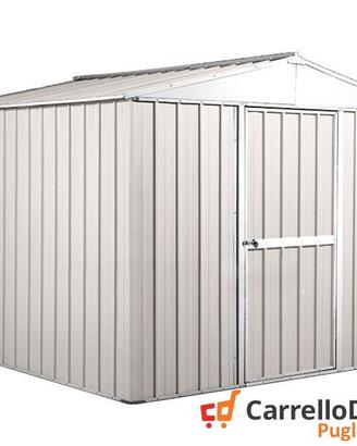 Box porta attrezzi in lamiera 276x260 bianco