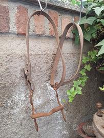 Antico morso da cavallo primi  800 con caveze