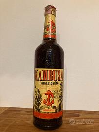 Bottiglia vintage Kambusa l’Amaricante Bonomelli