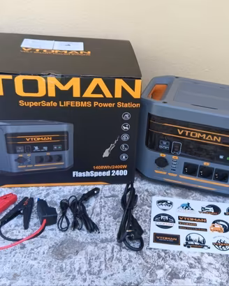 VTOMAN FS 2400 Power Station con Jump Starter