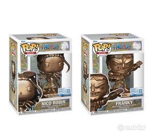 Funko Pop! One Piece Nico Robin e Franky - Bronze