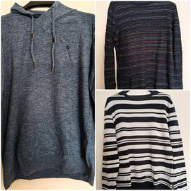 Tre maglioni Jack and Jones, Zara e Garcia Jeans 
