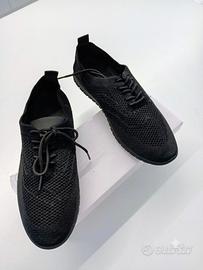 Scarpe Donna Leggere in Tessuto Nere 39