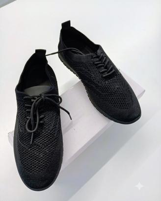 Scarpe Donna Leggere in Tessuto Nere 39