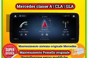 Monitor Carplay Mercedes classe A|GLA|CLA