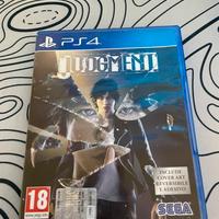 gioco PlayStation 4 , JUDGMENT mai usato