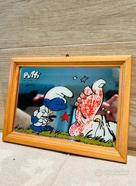 Quadro a specchio PUFFI