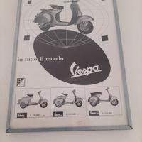 quadro pubblicità vespa