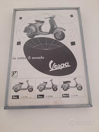 quadro pubblicità vespa